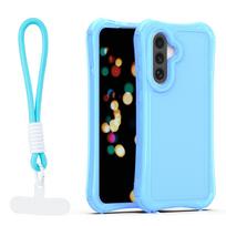 Safepop dėklas su dirželiu skirtas Samsung Galaxy A36 5G / A56 5G / A37 5G mėlynas