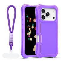 Safepop dėklas su dirželiu skirtas iPhone 17 Pro Max 6,9" violetinis