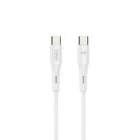 T-PHOX LAIDAS GENTLE USB-C/USB-C 60W 1M BALTAS