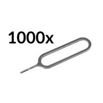 1000 vnt. pakuotė - SIM kortelės atidarymo įrankis / SIM išėmimo įrankis iPhone 3G 3GS 4 4G 4S