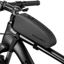 Rockbros AS-019-1 neperšlampamas dviračio rėmo krepšys, 1.6 l - juodas