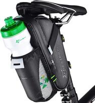 Rockbros C7-1 neperšlampamas dviračio krepšys su tvirtinimu prie balnelio, 1.5l - juodas