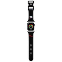 Hello Kitty Silicone Kitty Head dirželis Apple Watch 42/44/45/49mm - juodas