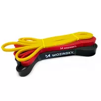 Wozinsky WGO-3 lateksinės pasipriešinimo gumos - 3 vnt.