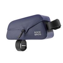 Rockbros 30120122006 vandeniui atsparus dviračio rėmo krepšys su magnetiniu užsegimu, 0.9L - mėlynas