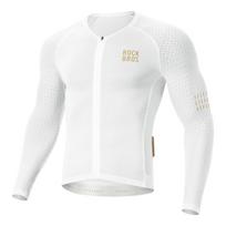 Rockbros YDCX008 Diamond dviratininko marškinėliai ilgomis rankovėmis, dydis XXL - balti