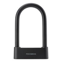 Rockbros 32210818001 SMART dviračio spyna su pirštų atspaudų skaitytuvu ir Bluetooth ryšiu - juoda