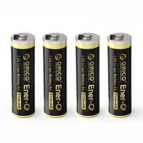 Orico Ener-G EG5C AA ličio baterijos 1.5V 2100mWh įkraunamos per USB-C su įkrovimo laidu 4 vnt.