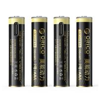 Orico Ener-G EG7C AAA ličio baterijos 1.5V 500mWh įkraunamos per USB-C su įkrovimo laidu 4 vnt.