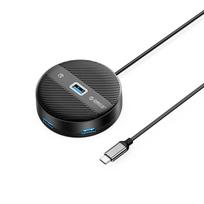 ORICO YS1-C2 4 prievadų USB šakotuvas 1x USB-A 3.0 3x USB-A 2.0 0.3m - juoda