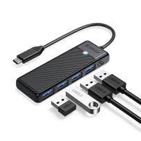 Orico PAPW4A-C3 USB šakotuvas 4 prievadų 4x USB-A 3.0 0.15m - juoda