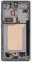 Ekranas Samsung S938 S25 Ultra su lietimui jautriu stikliuku ir rėmeliu Titanium Jet Black originalus (assembled service pack)