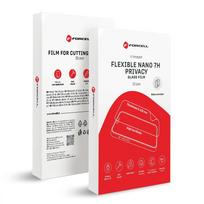 Hibridinė nano stiklo plėvelė pjovimo aparatui Forcell F-Protect Flexible NANO 7H PRIVACY 196 x 125 mm 25 vnt.