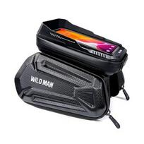 WILDMAN kelioninis krepšys dviračio rėmui su užtrauktuku, 1,2L (4 "- 7"), XT6, juodas