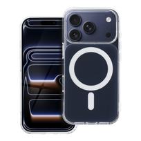 Dėklas iPhone 17 Pro Max / 18 Pro Max (žemas kameros kraštas) Clear Fusion Mag Cover, suderinamas su MagSafe, tamsiai mėlynas