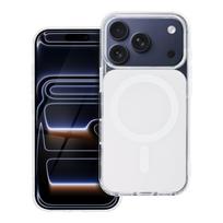 Dėklas iPhone 16 PRO Clear Fusion Mag Cover suderinamas su MagSafe baltas