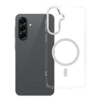 Dėklas Samsung A56 Frame Clear Hybrid Mag Cover suderinamas su MagSafe skaidrus
