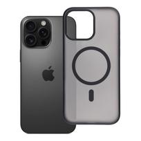 Dėklas iPhone 16 PRO MAX Flexline Mag Cover, suderinamas su MagSafe, juodas