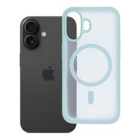 Dėklas iPhone 16 Flexline Mag Cover, suderinamas su MagSafe, žalias