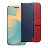 Atverčiamas dėklas Samsung S26 ULTRA Split Book tamsiai mėlynas ir raudonas