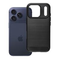 Dėklas iPhone 17 Pro / 18 Pro (žemas kameros kraštas) Carbon 2.0 juodas