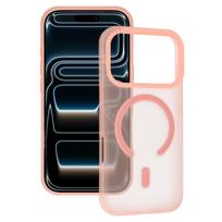 Tel Protect Mist Matte Magsafe dėklas Samsung Galaxy S25 Ultra rožinis oranžinis