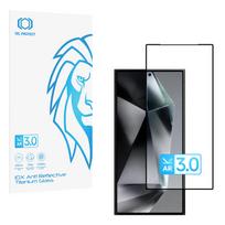 Grūdintas stiklas Tel Protect 10X AR 3.0 AntiReflective Titanium skirtas Samsung Galaxy S24/S25 (vokas)