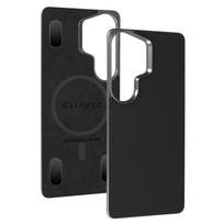 Liavec Carbon Layer Magsafe Aramid Fiber dėklas skirtas Samsung Galaxy S26 Ultra juodas