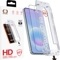 Tel Protect Dust-Free Easy Fit Full Glue 6D grūdintas stiklas skirtas Samsung Galaxy A36/A37 5G juodas