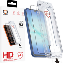 Tel Protect Dust-Free Easy Fit Full Glue 6D grūdintas stiklas skirtas Samsung Galaxy A16/A17 4G/5G juodas