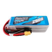 Gens ace G-Tech 2800mAh 22.2V 60C 6S1P LiPo akumuliatorių blokas su XT60 jungtimi