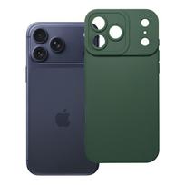 Dėklas iPhone 17 Pro Max / 18 Pro Max (žemas kameros kraštas) Matt 2.0 tamsiai žalias