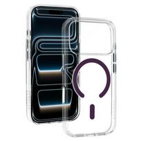 Liavec Pure dėklas, skirtas Iphone 17 Pro/18 Pro, violetinis (kameros valdymo mygtukas)