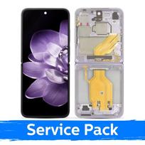 Ekranas skirtas Xiaomi Mix Flip su rėmeliu / Purple / (Service Pack)