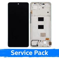Ekranas skirtas Xiaomi Redmi Note 14 5G / Poco M7 Pro 5G su rėmeliu / Coral Green / (Service Pack)