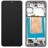 Ekranas Samsung S731 S25 FE 5G su lietimui jautriu stikliuku ir rėmeliu White/Icyblue originalus (assembled service pack)