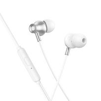 Laidinės ausinės su mikrofonu, Jack 3,5 mm, Hoco M119, sidabrinės