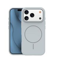 Thin Mag silikoninis dėklas, skirtas iPhone 17 Pro Max 6,9″ / iPhone 18 Pro Max 6,9″, sidabrinis