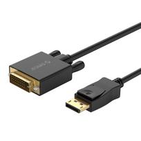 Orico XD-DTD DisplayPort–DVI, 4K laidas, 3 m – juodas
