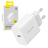 Blavec BC-14 GaN4 30 W USB-C PD/QC maitinimo adapteris, 3 A, baltas