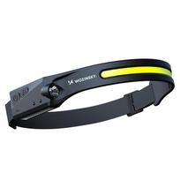 Wozinsky WLC-1200 LED prožektorius ant galvos 350 lm, CREE, IPX4, su judesio jutikliu – juodas