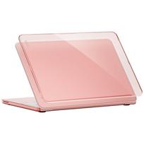 Uniq Vero dėklas, skirtas „MacBook Neo“ – permatomas rožinis