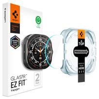 Spigen Glas.TR EZ Fit AC grūdintas apsauginis stiklas, skirtas „Samsung Galaxy Watch Ultra 47 mm“, 2 vnt.