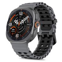 Tech-Protect Iconband Pro dirželis, skirtas „Samsung Galaxy Watch Ultra 47 mm“ – pilkas su juoda spalva