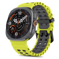 Tech-Protect Iconband Pro dirželis, skirtas „Samsung Galaxy Watch Ultra 47 mm“ – žalsvas su pilka spalva