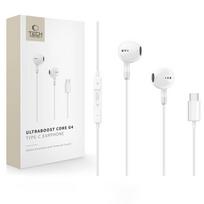 Tech-Protect Ultraboost Core G4 laidinės ausinės su USB-C jungtimi – baltos