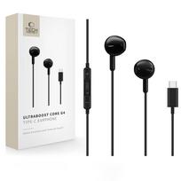 Tech-Protect Ultraboost Core G4 laidinės ausinės su USB-C jungtimi – juodos