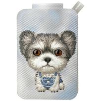 Nimmy New Big-Eye Cute Pets 2.0 Dog magnetinis „MagSafe“ kortelių dėklas telefonui su stovu – pilkas