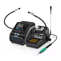 FNIRSI DWS-200 200 W litavimo stotelė, F210 rinkinys su T210-B antgaliu