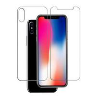 Priekinis ir galinis grūdinto stiklo apsauginis dangtelis, skirtas iPhone 7 8 Plus X for iPhone XS*